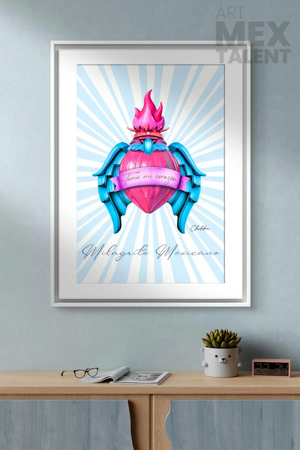 Milagrito Mexicano rosa